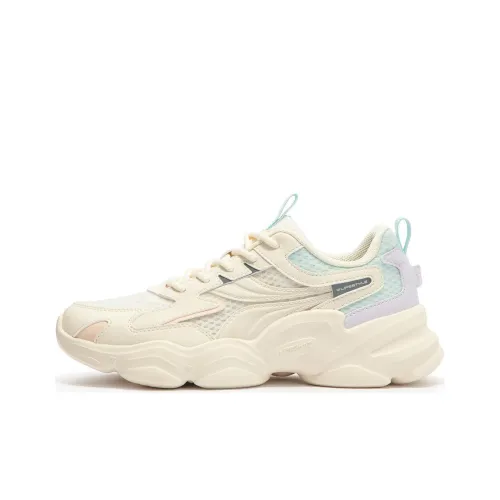 361° Противоскользящий устойчивый к истиранию низкий топ повседневная обувь для бега женский белый синий