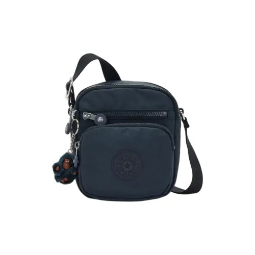 Kipling Полиамид Сумка через плечо Маленькая Унисекс Темно-синий