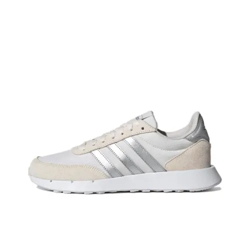 ADIDAS NEO Run 60s 2,0 Дышащий Низкий Топ Casual Женский Серый Белый
