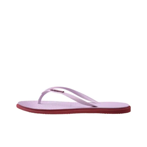 Havaianas Резина Подошва Шлепанцы Женские Амарант Красный