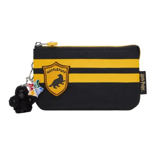 Kipling Нейлон Кошелек Большой Унисекс Черный Желтый