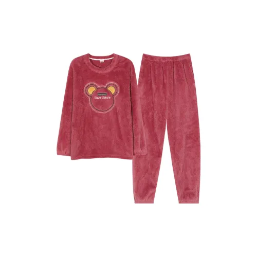 Huggy Kissy Пижамный комплект женский красный