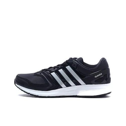 Adidas Questar Slip Resistant Низкие Беговые Кроссовки Мужские Черные