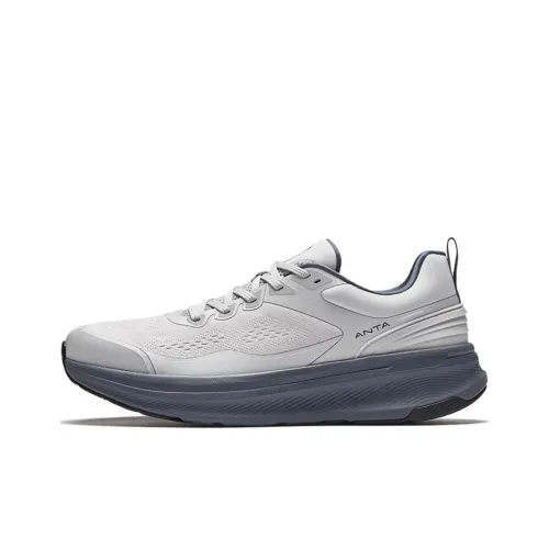 ANTA Противоскользящие Износостойкие Дышащие Низкие Кроссовки для тренировок Мужские Серые