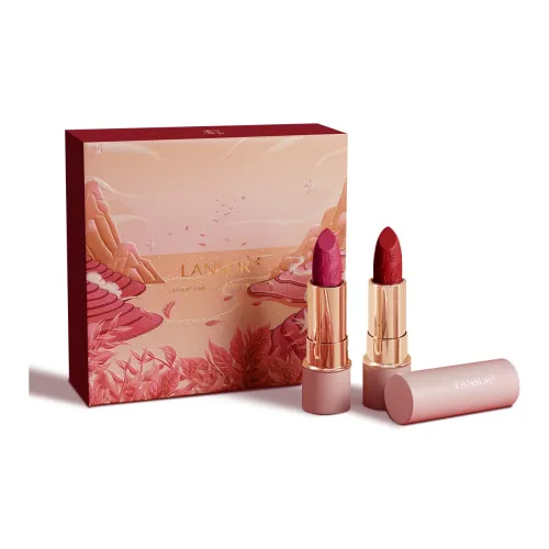 LANSUR Чай Радость Цвет Помада Коробка Матовый Цвет лица 2 шт