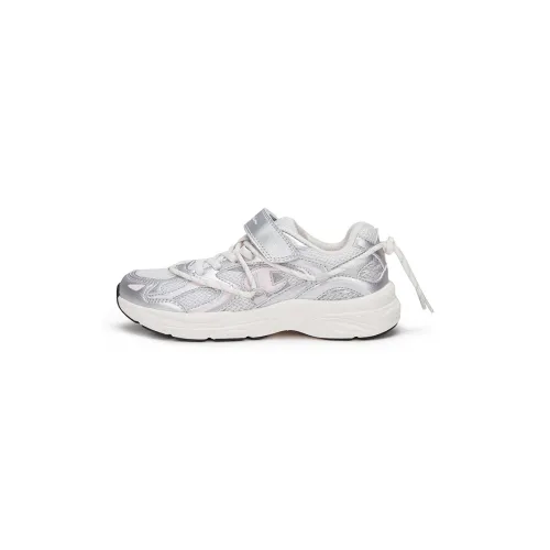 Champion Kids Беговые кроссовки Low Top Серебристо-розовые для детей