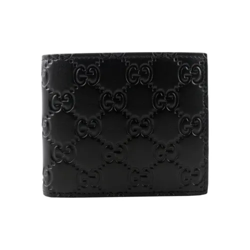 GUCCI Кошелек из коровьей кожи мужской черный