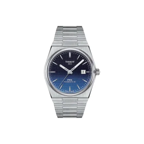 Tissot Автоматический Механический Movement Унисекс PRX Super Player Series Часы 40 мм Синие