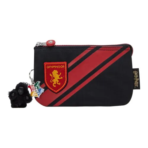 Kipling Нейлон Кошелек Большой Мужской Черный Красный