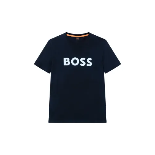 Hugo Boss T-Рубашка Мужская Темно-Синяя