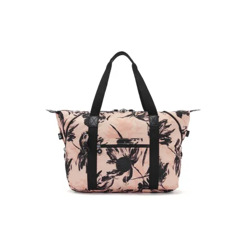 Kipling Полиэстер Тоут Сумка Сумка для покупок Сумка среднего размера унисекс коралловый цветочный дизайн