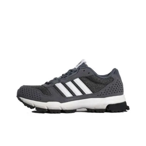 Adidas Marathon 10 противоскользящие низкие беговые кроссовки для женщин серые