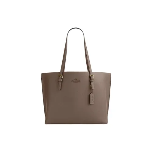 COACH Сумка из коровьей кожи Spilok одно плечо большая женская цвет темная умбра