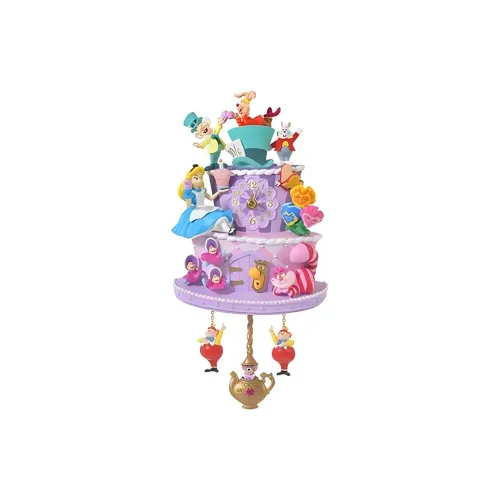 Disney Tokyo Disney Disney Characters Alice 70th Anniversary Полный комплект Cheshire Cat Стена Clock 34cm Мерч по IP