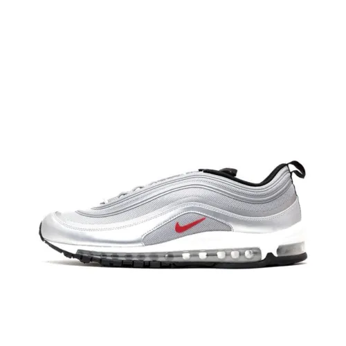 Nike Air Max 97 Low Топ Повседневный Y2K Retro Running Обувь Мужская Серебряная
