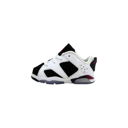 Jordan Air Jordan 6 Противоскользящие Низкие Топ Обувь для малышей Белый Infant и Toddler