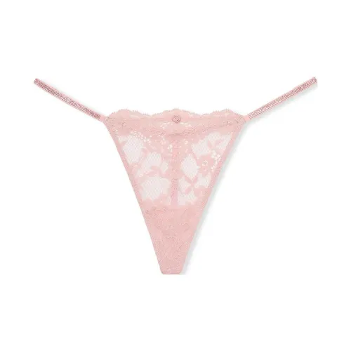Victoria's Secret Dream Angels TWINKLE Strap Lace V String Panty C R String Women's 1 Pack Pink