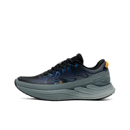 XTEP Slip-resistant Abrasion-resistant Low Top Casual Running Shoes Men's Black Blue Gray XTEP Противоскользящие Износостойкие Низкие Топ Повседневные Беговые Кроссовки Мужские Черные Синие Серые