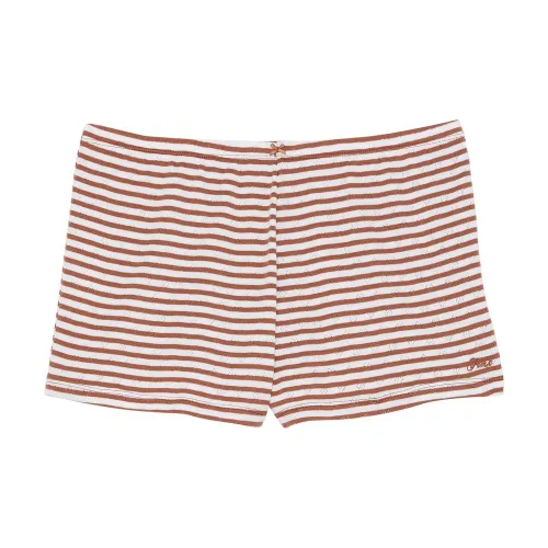 Victoria's Secret Carmel Полосы с Сердце/Carmel Полосы и Сердце Shaped Женские Пижамные брюки