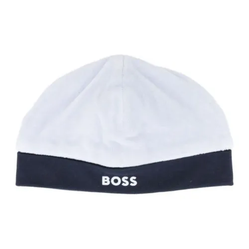 BOSS Хлопок Шапки-бини Детский Белый