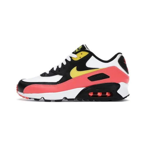 Nike Air Max 90 Anti KICK Low Топ Детские беговые кроссовки Белый черный красный Подростки