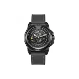 DU-18001M Черный Чехол Черная игла Черный ремешок
