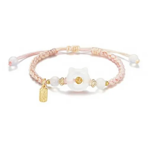WANLIACC Халцедон Kitten Peace Buckle Bracelet Unisex