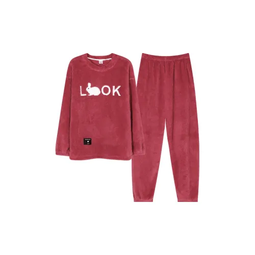 Huggy Kissy Пижамный комплект женский красный