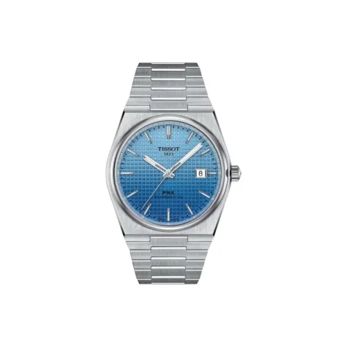 Tissot Автоматический Механический Movement Унисекс PRX Super Player Series Часы 40 мм Синие