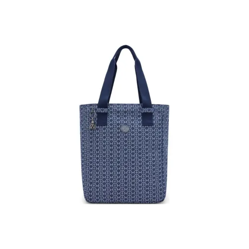 Kipling Хлопок Одно Плечо Сумка Унисекс Джинсовый Синий