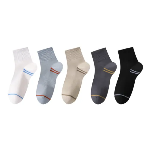 THREEGUN Носки Crew Мужские 5 пар смешанные цвета