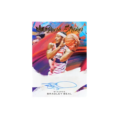 PANINI Брэдли Beal 2020 21 Court Kings Брэдли Beal Масляная живопись Wizards 75 Партнер Фирменная карта пройдет через