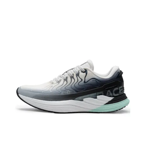 XTEP Slip-resistant Abrasion-resistant Low Top Casual Running Shoes Men's White Gray Black XTEP Противоскользящие Износостойкие Низкие Топ Повседневные Беговые Кроссовки Мужские Белый Серый Черный