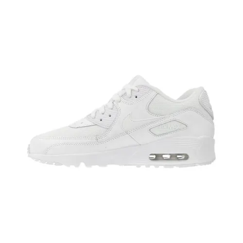 Nike Air Max 90 Low Топ Детские беговые кроссовки Белый Подростки
