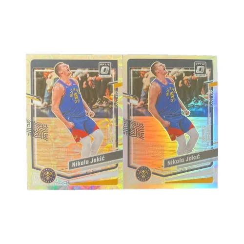 Панини Никола Йокич 2023 24 Оптик Наггетс 020 249 Круг Фолды+Серебряные Фолды Специальная Звезда Карточка Карта Пасы
