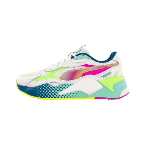 PUMA RS X3 Low Топ Kids Lifestyle Shoes Белый Зеленый Подростки