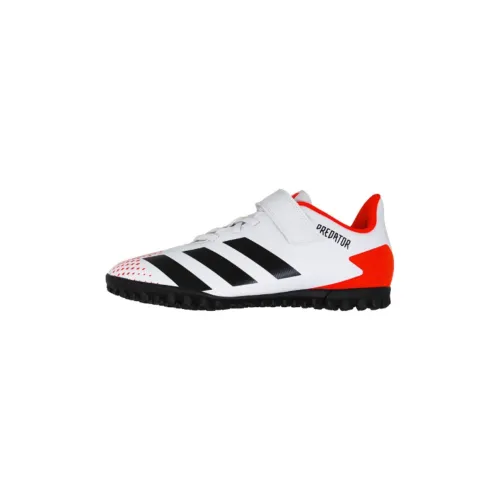 Adidas Predator 20,4 Устойчивые к истиранию низкие детские футбольные бутсы белые для детей