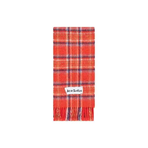 Acne Studios Шерсть Вязаные Шарфы Мужской Красный