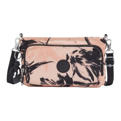 Kipling Полиэстер Ручная Сумка через плечо Маленькая Женская Коралловый Цветочный Дизайн