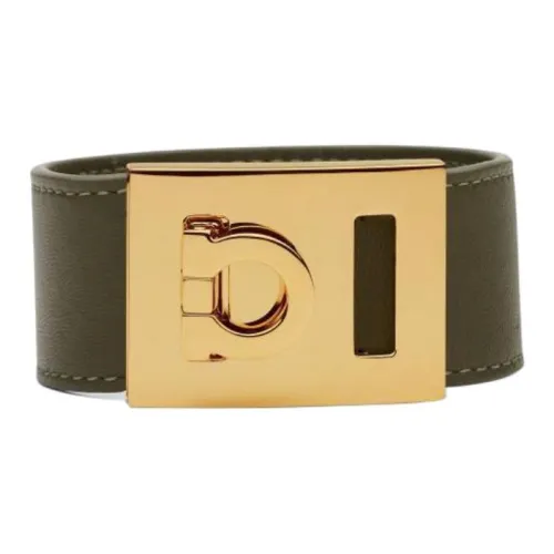 FERRAGAMO Телячья кожа Браслеты Женские Черный