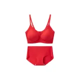 Топ с бретелями, стильный, красный