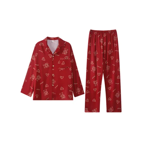 QINJING Унисекс Пижамные комплекты