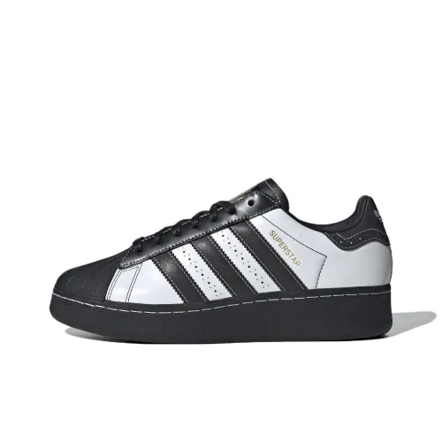 Adidas Originals SUPERSTAR XLG Low Топ Скейтборд Кроссовки Унисекс Черный Белый