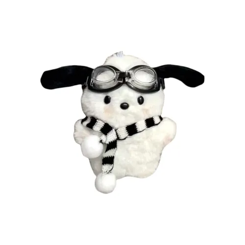 Princess Lovers Милый Очаровательный Пилотный Стекло Щенок Брелок для сумки с Милой Плюшевой Куклой Щенка Плюшевая Подвеска 8 см Высокий