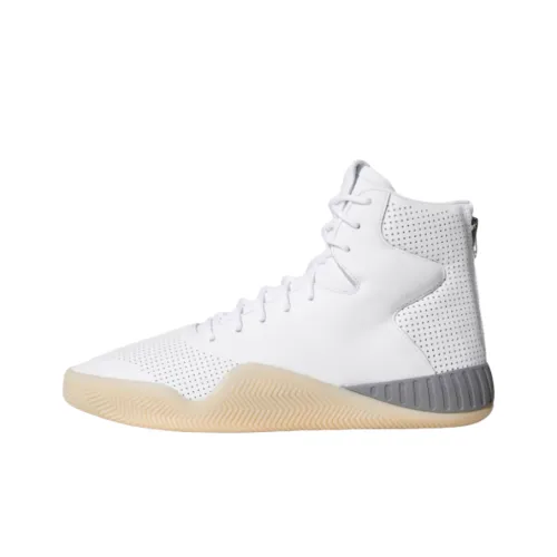 Adidas Originals Tubular Instinct Slip-resistant Abrasion-resistant MID Топ Повседневная обувь Унисекс Белый Серый
