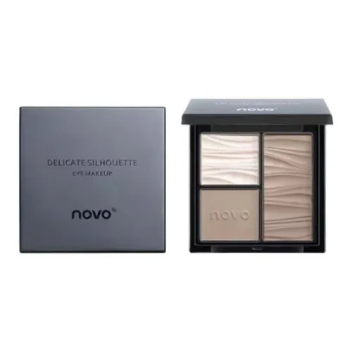 NOVO Трехцветный Контуринг Палетка для Хайлайтера All in One Пластина Матовый