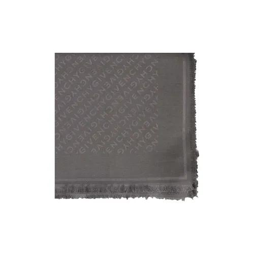GIVENCHY Шелковые шарфы Женские Серый