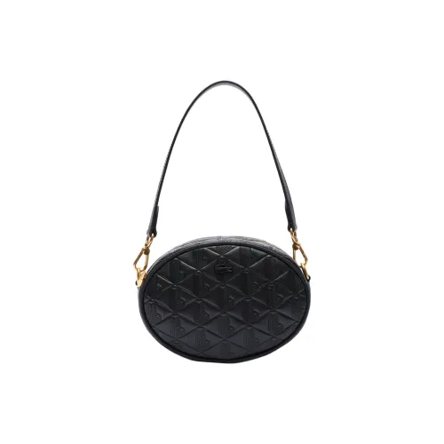 Сумка через плечо из коровьей кожи LACOSTE Collaboration женская черная