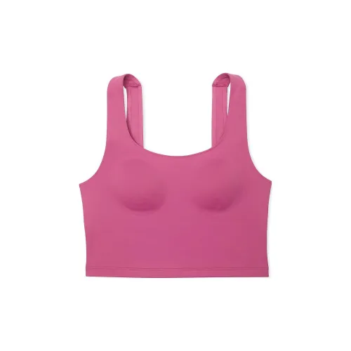 Victoria's Secret Розовый Relay Longline Спортивный Бюстгальтер Midnight Розовый Фиолетовый Бюстгальтер Женский Midnight Фуксия