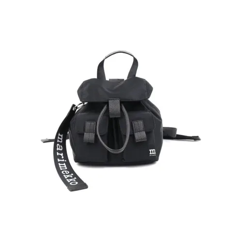 MARIMEKKO Нейлон Рюкзак Женские Черный